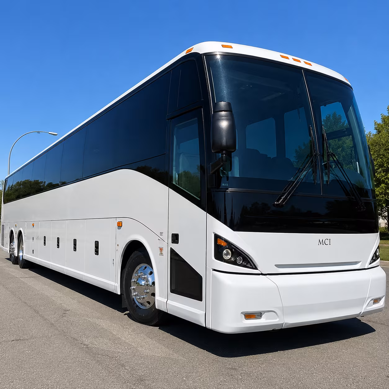 goodyear charter bus rental exterior