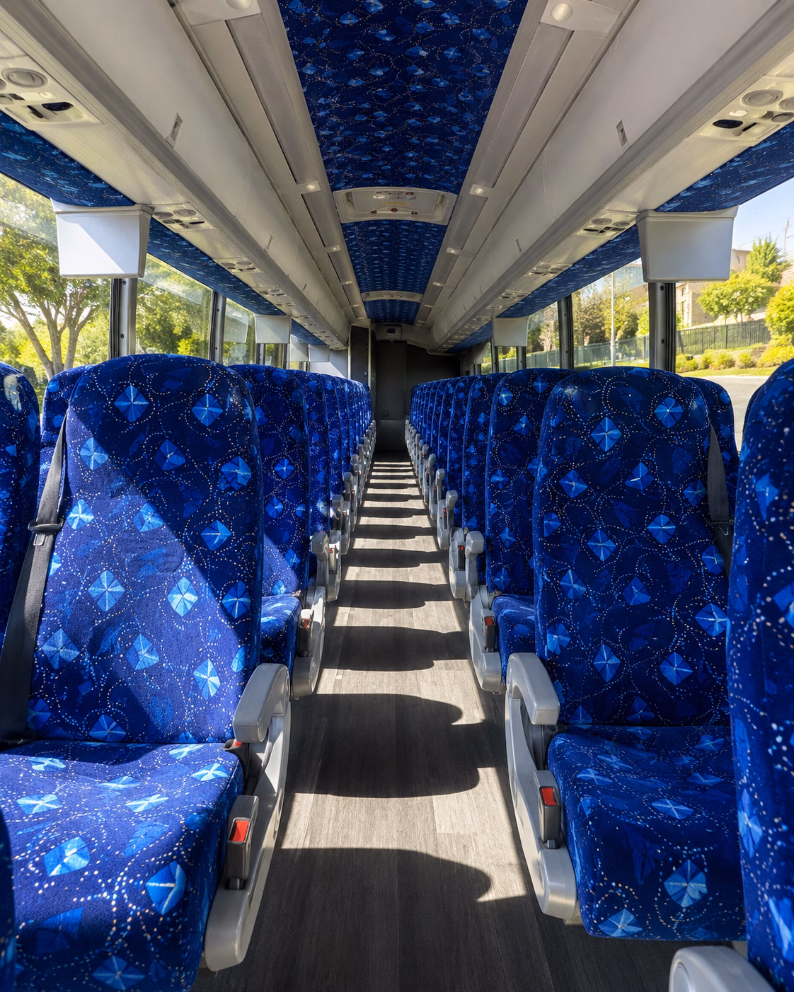 goodyear charter bus rental inside